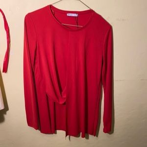 Red Formal Top